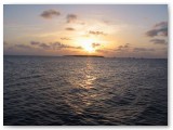 sunset at the Maldives