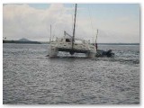 the stranded sailboat